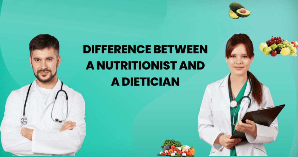 Differences between a nutritionist and a dietician