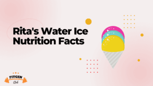 Ritas water ice nutrition facts